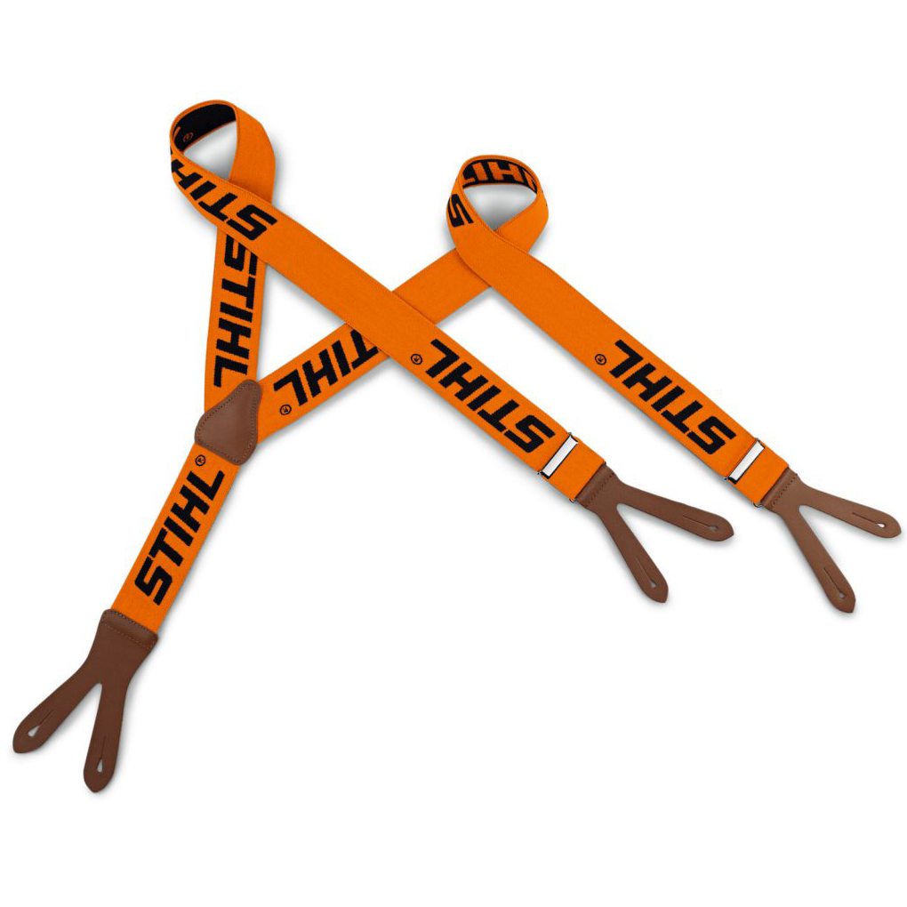 Bretelles Stihl orange pour boutons