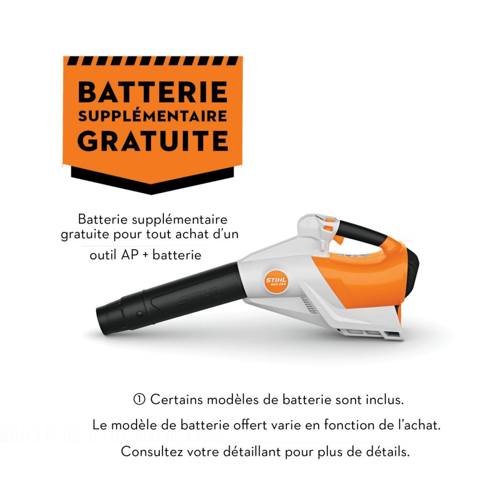 Performance Plus MS | Souffleur à batterie STIHL BGA 250 | Promotion batterie