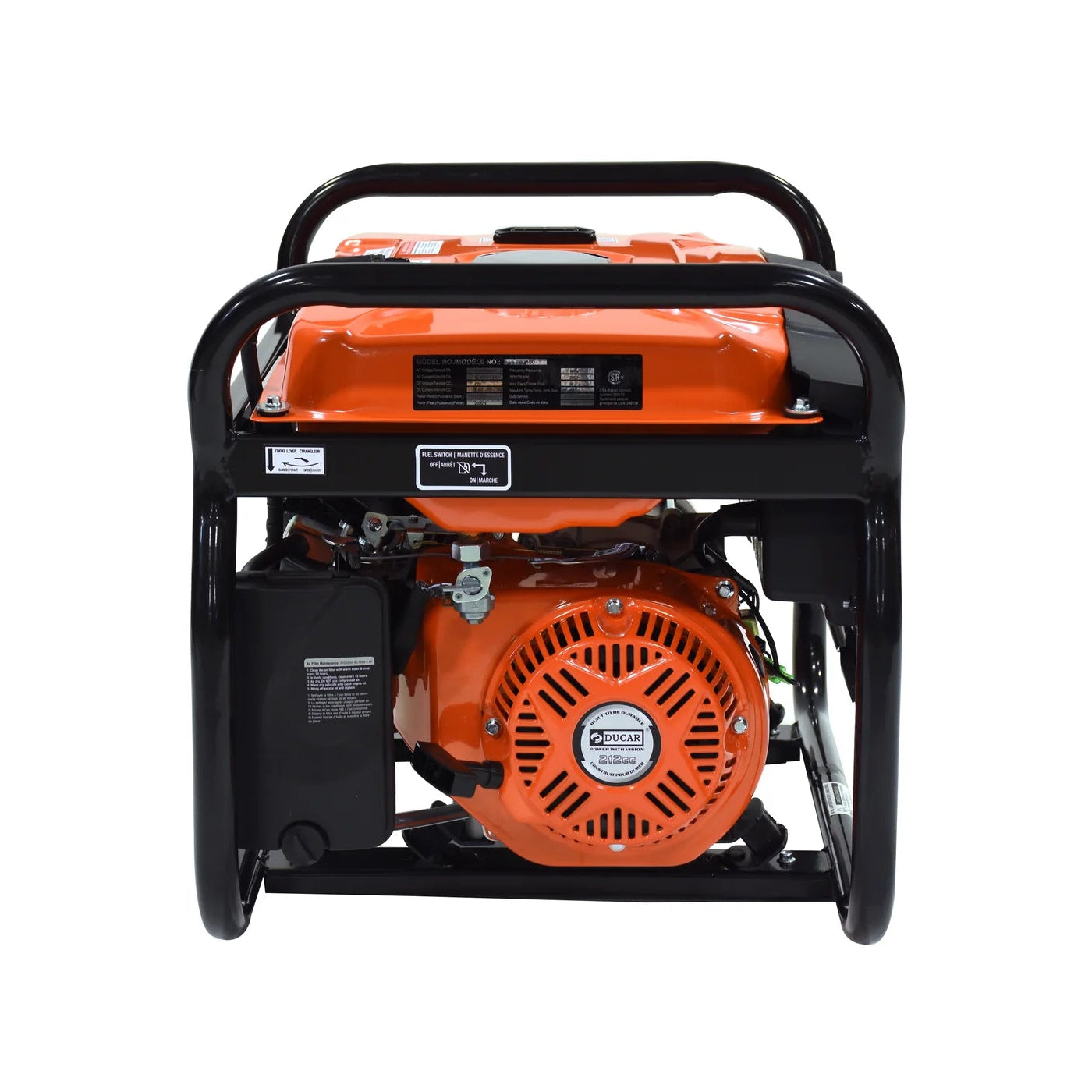 Performance Plus MS | Génératrice Ducar 3500, moteur puissant avec démarrage manuel