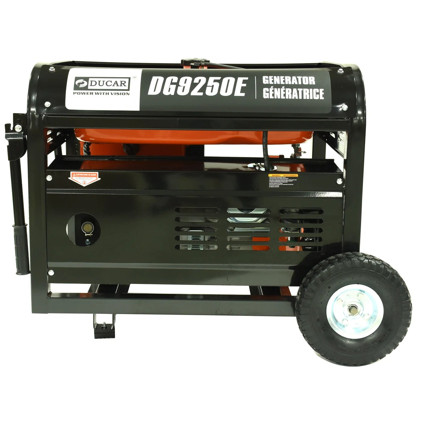 Performance Plus MS | Génératrice Ducar DG9250EHD, panneau latéral ventilé