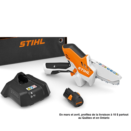 Performance Plus MS | Scie élagage à batterie Stihl GTA 26 vue d'ensemble promotion de livraison