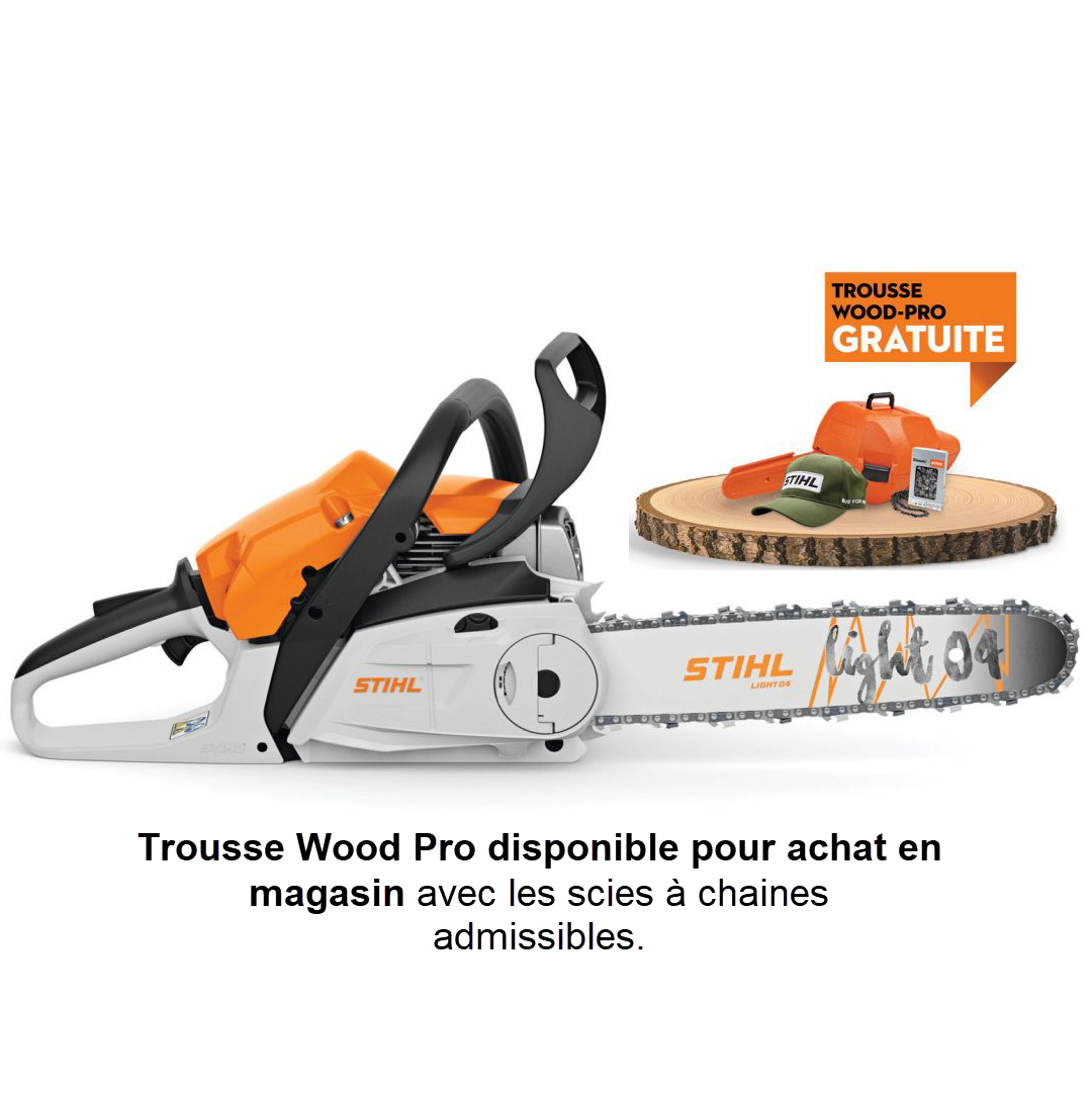 Performance Plus MS | Scie à chaine Stihl MS 182 | Promotion Trousse Wood Pro