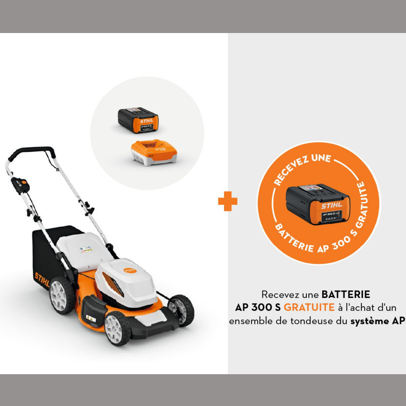 Performance Plus MS | Tondeuse à batterie STIHL RMA 353 avec promotion batterie gratuite | offre spéciale