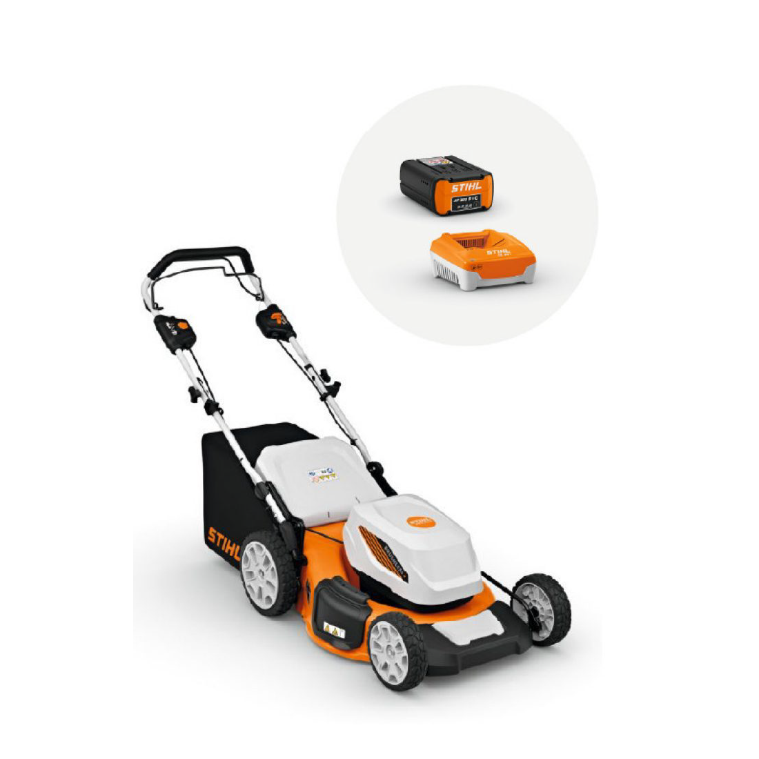 Performance Plus MS | Tondeuse à batterie STIHL RMA 353 V avec batterie et chargeur | ensemble