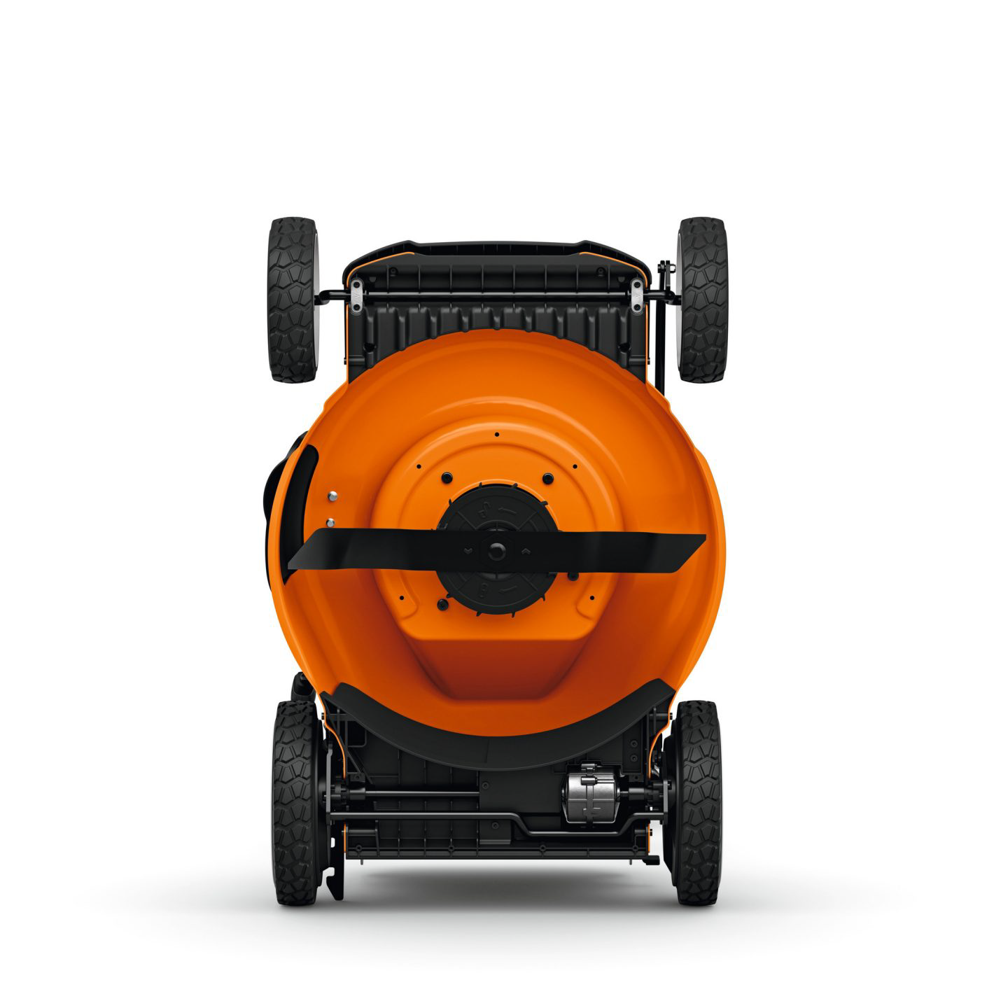Performance Plus MS | Tondeuse STIHL RMA 353  vue dessous | vue de la lame