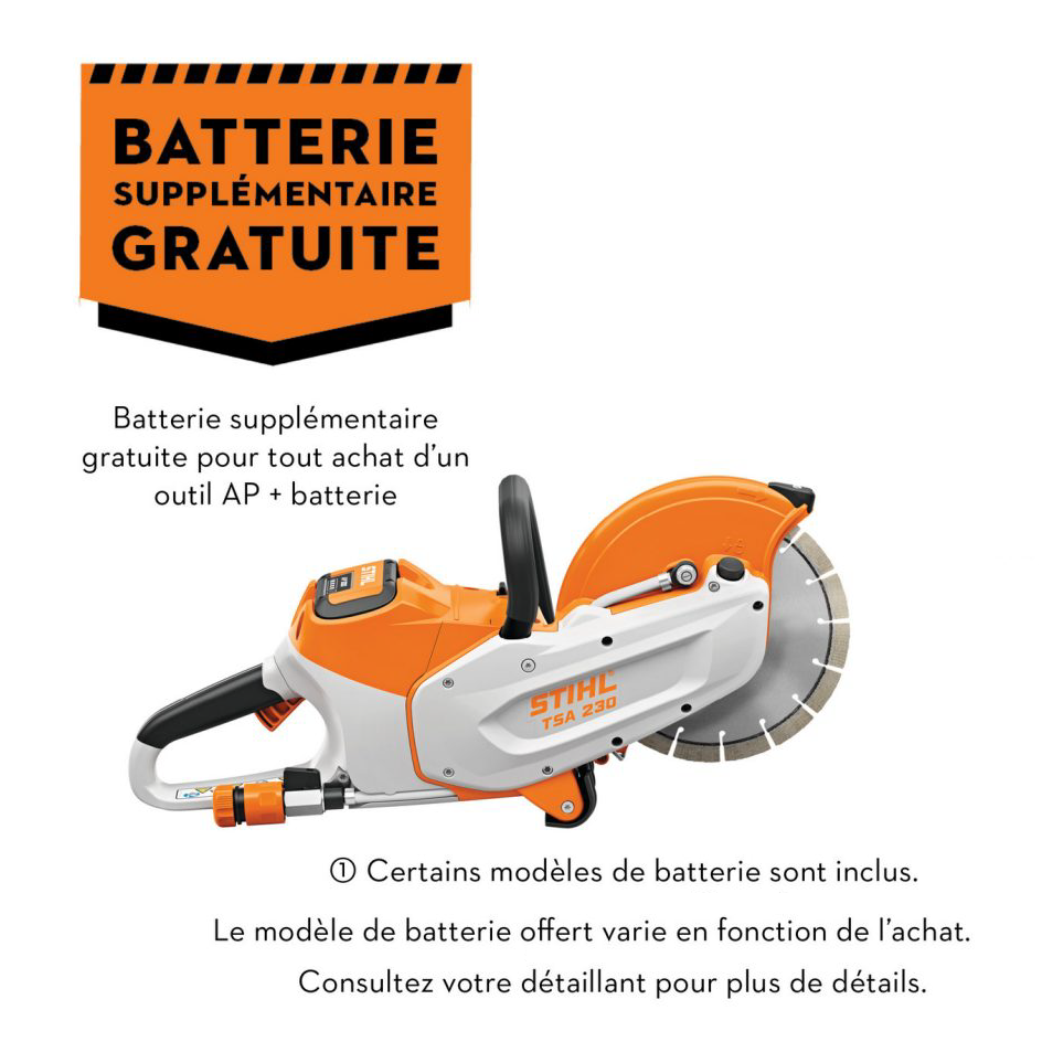 Performance Plus MS | Découpeuse à disque à batterie Stihl TSA 230 | Promotoion
