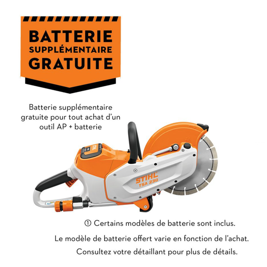 Performance Plus MS | Découpeuse à disque à batterie Stihl TSA 230 | Promotoion
