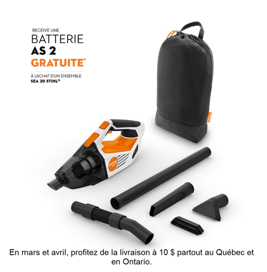 Performance Plus MS | Promo aspirateur à main à batterie Stihl SEA 20